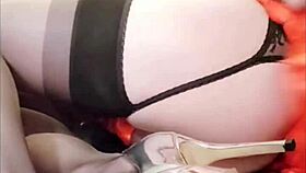 what's hotter than a shemale in corset masturbating like selena does?