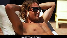 Tyler Nixon Bangs Nikki Sweet Outside In Lingerie And Rips Her Clothes