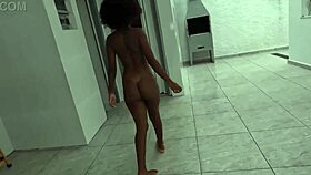 Naked in Ted's mansion, exploring!