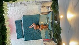 Monika Fox POSING NAKED With Pierced Nipples On Bed