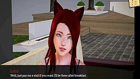 in my new family, the redhead feels deeply connected through intimate moments with big tits and ass.