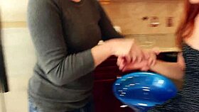 lizzy lamb in freeze fetish pose