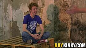 Ever seen a mature freak dominate his submissive with spanking and bondage in a dark dungeon?