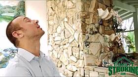 Teen fucked hard by stepbrother and boyfriend while blindfolded