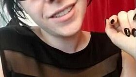 big tiddy goth humiliation sexting compilation, what does she say?