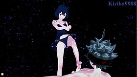 Have you seen Noelle Silva and Secre Swallowtail with Nero and Asta in intense sex?