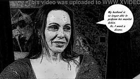 Judith really loves eating pussy in this hentai.