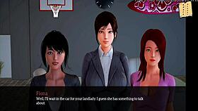 in my new family, the redhead feels deeply connected through intimate moments with big tits and ass.