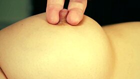 Close up nipple play turns into steamy teacher massage session