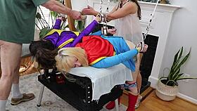 Monica Sexxxton Karlee Paige and Sandra Moore do edge play strap-on fucking?