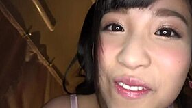 Cute asian amateur sucks and licks to orgasm