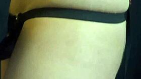 Ich mach dich schwul with german femdom strapon lesson