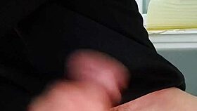 Gay Hunk Hand Masturbates Monster Cock Hardcore!