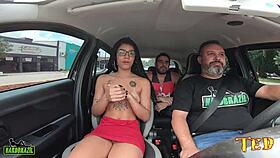 uma surpresa hoje com lua doidera na carona