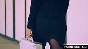 bridgette b interrogates the hard cock