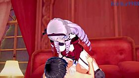 Hyakumantenbara Salome experiences intense sex in Nijisanji VTuber hentai