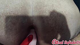 This wife gives a Valentine's Day gift with her big tits and ass in homemade action ❤️