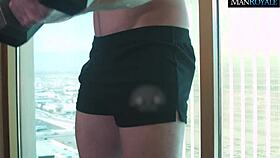 Jackson Rams Brad's Tight Ass During Bicep Curls