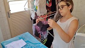 I just showed my panties and natural tits