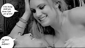 Judith really loves eating pussy in this hentai.