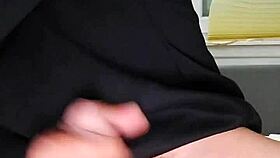 Gay Hunk Hand Masturbates Monster Cock Hardcore!