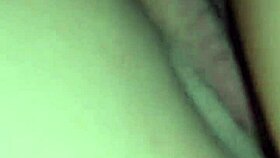 The Young Girl's Pussy Opens Wide for the First Time in the Bedroom Scene.