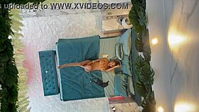 Monika Fox POSING NAKED With Pierced Nipples On Bed