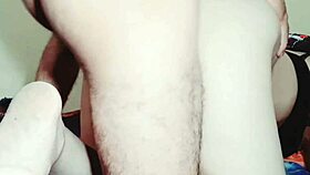 fingering clear pussy with big cock close up