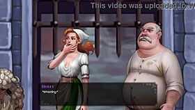 anime cartoon episode with a character noticing a large package.