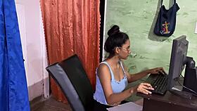 Milking My Secretary's Big Tits As She Commands!