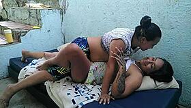 it's a beautiful day, let's enjoy sex outdoors with my friend's whore