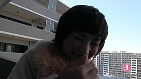 Nasty Japanese Babe Fingers Ass in Bath