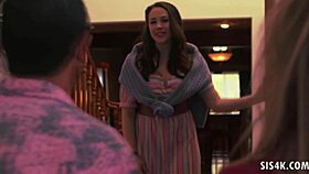 My boyfriend's stepsisters crave lesbian sex!