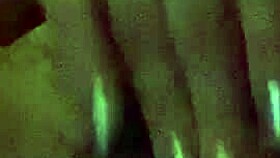 she rubs her pussy slowly until she reaches orgasm