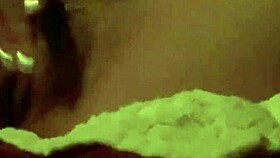 she rubs her pussy slowly until she reaches orgasm