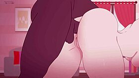 red-haired daphne strips in toilet for unknown guy in scooby-doo parody