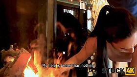 stuck4k erotic novel becomes real as man fucks girl in doggystyle