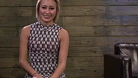 Sub feels intense pleasure as lezdom fucks her with strapon after cage