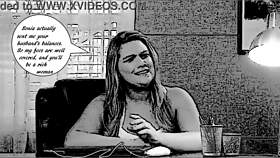 Judith really loves eating pussy in this hentai.