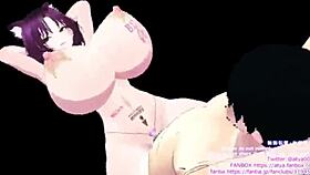 Cowgirl Riding Cock In Anime Hentai.