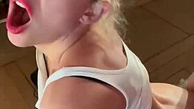 Young 18+ Girl Screwed Hard in Tight Ass Inside Her Father's Garage