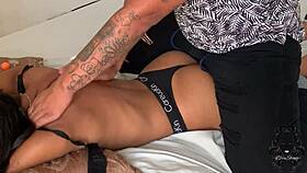 This Erotic Teen 18+ Latina Gets a Sensual Massage with Her Big Natural Ass