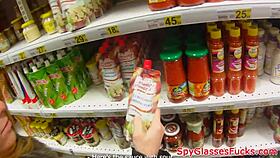 Euro Redhead Picked Up and Banged on Hidden Spycam Outdoors. Real Public Action Caught Live!