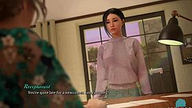 Hard nipples reveal wet pussy