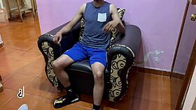 Hetero interview bliver gay casting med kæmpe pik