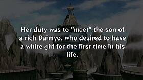 Busty hinata gets fucked by black cock in 3d anime