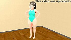 【Kyo】 Dancing Curvy Animation Girl 【Plump】