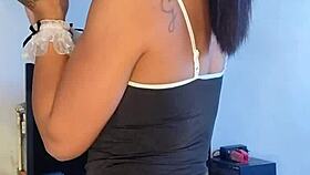 Brunette Maid Works In Reality Show