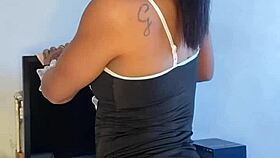 Brunette Maid Works In Reality Show