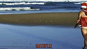 Horny mom noel on beach gives pussy gift to instagram follower watch full on cassiflix
